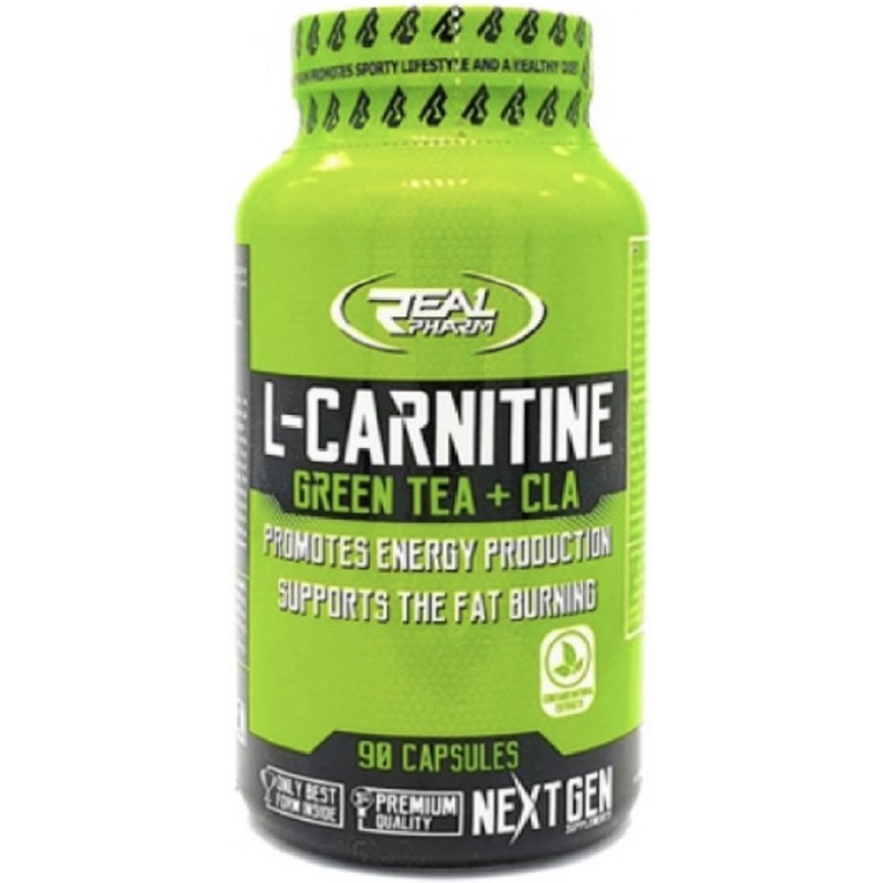 Real Pharm L-carnitine Green Tea + CLA 90caps